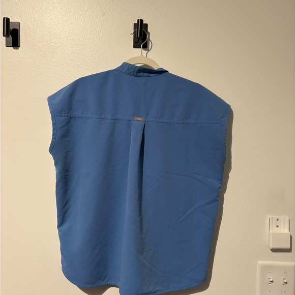 Figs Classic Blue Scrub Top Pair - Picture 7 of 7